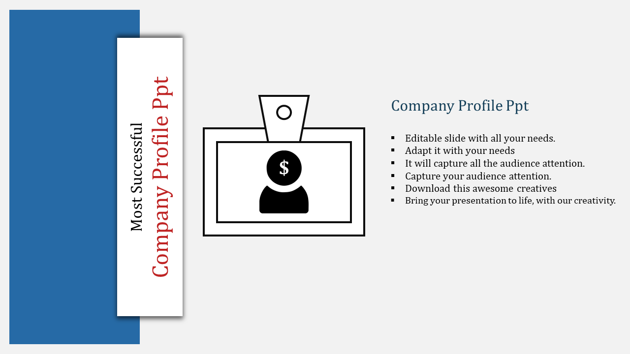 Free - Stunning Company Profile PPT Presentation Template Design